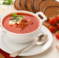 Italiaanse tomaten soep 15 personen in hotpot